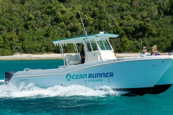 a small boat in a body of water