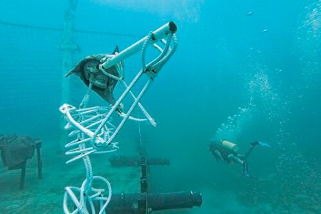 a group of people on a boat in the water